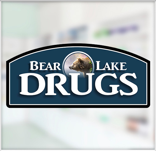 Indoor Business Sign for a Bear Lake Drugs Store