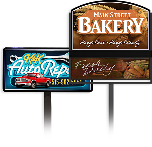 Business Signs, Outdoor Lighted Signs