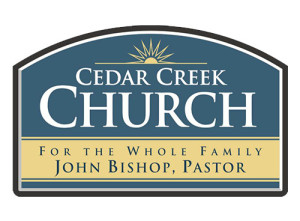 Cedar Creek Church Business Sign