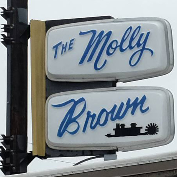 The Molly Brown Business Sign