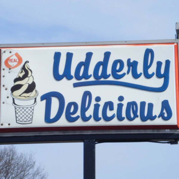 Underly Delicious Business Sign