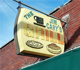 Jim Cary's The Grill Sign