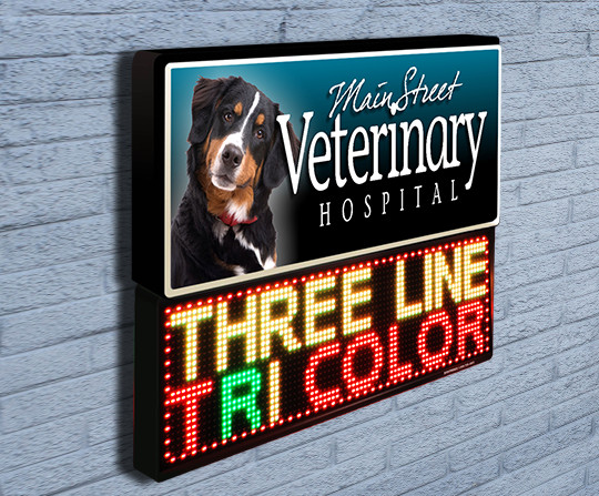 Indoor LED Sign for Veterinary Hospital
